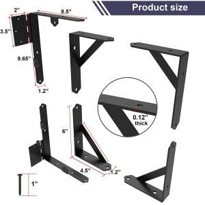 Anti Sag Gate Kit Heavy Duty Fence Gate Frame Kit Triangle Bracket for Structure