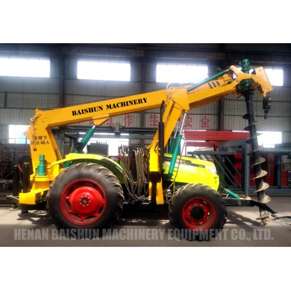 Farm Ground Mini Excavator Post Hole Auger / Water Use Tractor Mounted Digger