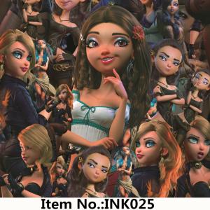 Cheap INK025 Cartoon Pattern Hydrographic Film Water Transfer Printing for sale