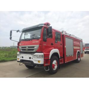 China HOWO 196kw 4x2 Foam Fire Truck 6 Ton With 1000L Capacity Multifunctional on sale