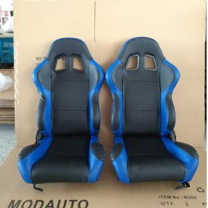 Adjustable Race Car Seats Blue Pvc Seats Single Adjuster And Single Slider