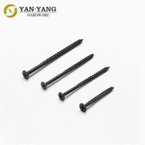 Furniture Hardware Dry wall screw black phosphating cross tapping screws