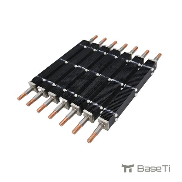 Iridium Ruthenium Titanium Anode Titanium Electrode Oxide Coating For Sodium Hypochlorite