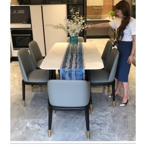 Waterproof Leather Modern Dining Room Chairs Non Slip High Durability