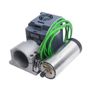 Cheap 1.5KW Round Air Cooled Spindle Motor 24000rpm 80mm Diameter ER11 for Speed CNC Router for sale