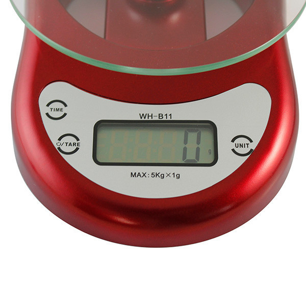 Cooking Measuring Home Electronic Scale Selectable Color With Over Load Indication