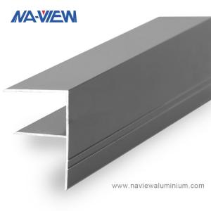 Cheap China Supplier Aluminium F Section Channel Extrusion Profile Glazing Bars for sale