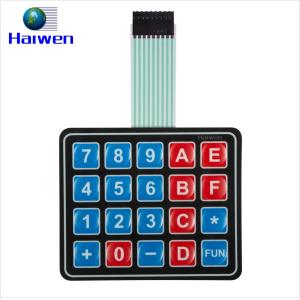 Embossed Metal Dome Membrane Switch With LED