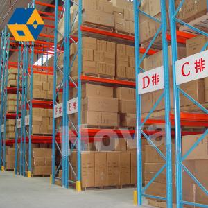Cheap Robust Gray Blue Orange Pallet Racking System With 2.0-2.5mm Beam Thickness for sale