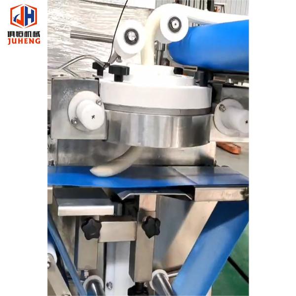 Quality CE Chinese Meat Pie Production Line Snack Stuffed Rolls Unbaked Meat Pie Machine Maker wholesale