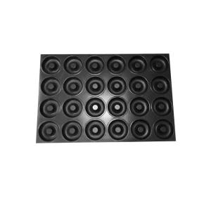 RK Bakeware China Foodservice NSF 24 Cup 5 Oz. Glazed Aluminized Steel Jumbo