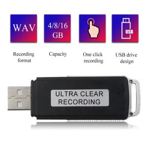 Professional Portable USB Recording Device One-Key Recording Flash Drive With