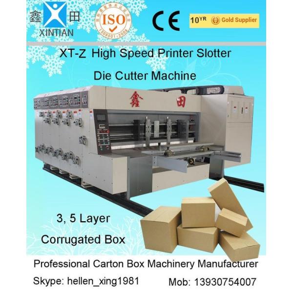 Quality Automatic Feeding Carton Flex Printing Machine Printer Cutter Machine wholesale