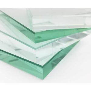 China 2mm Safety Tempered Glass With Mat C / Mat V Edge on sale