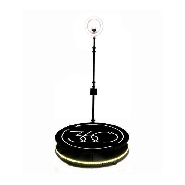Quality LED light Automatic 360 Photo Booth Portable Spinning Camera For Parties wholesale