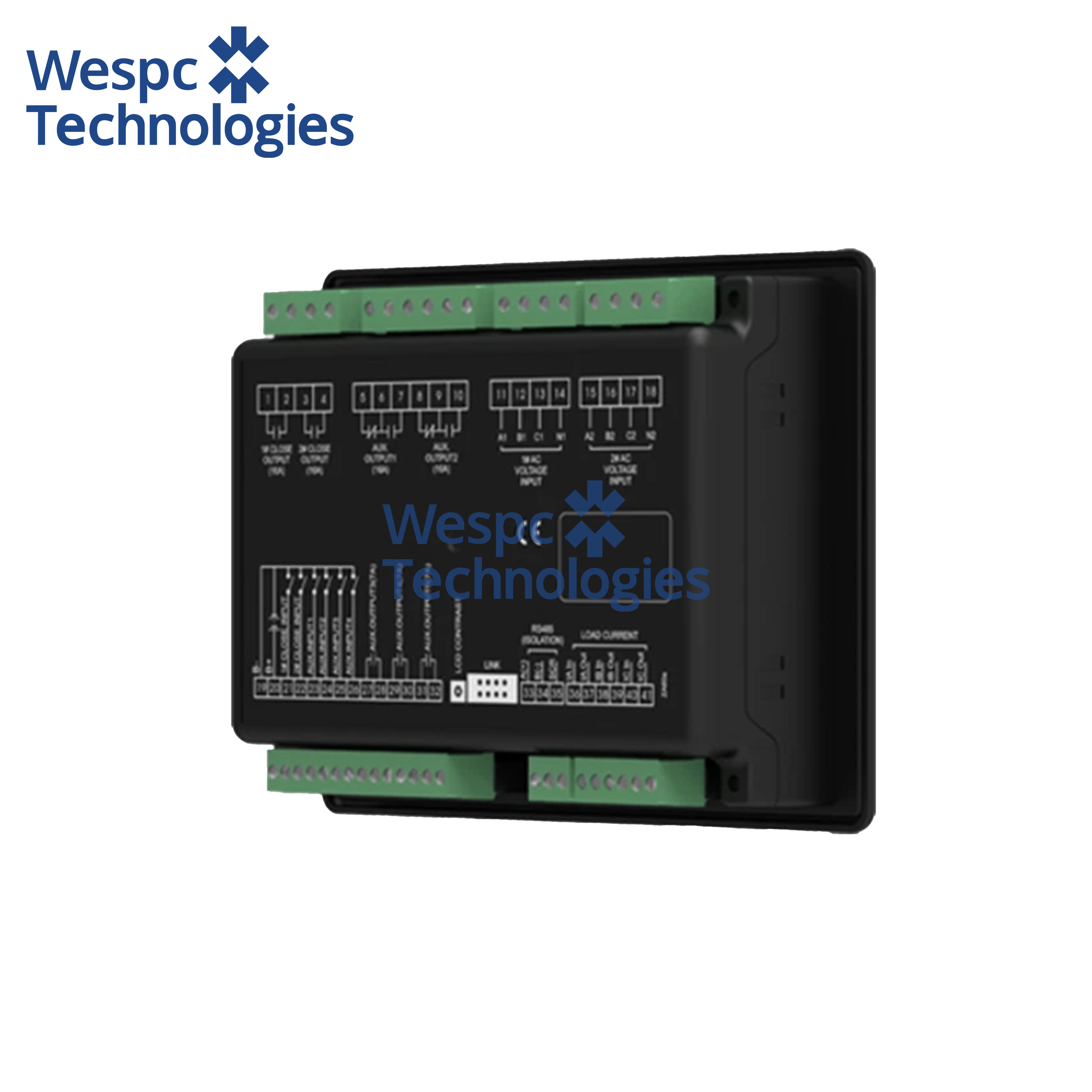 WESPC Original SmartGen HAT600NBI Auto Switching ATS Module Controller Dual