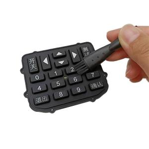 Customized Thickness Silicone Rubber Keypads With Matte / Glossy Surface
