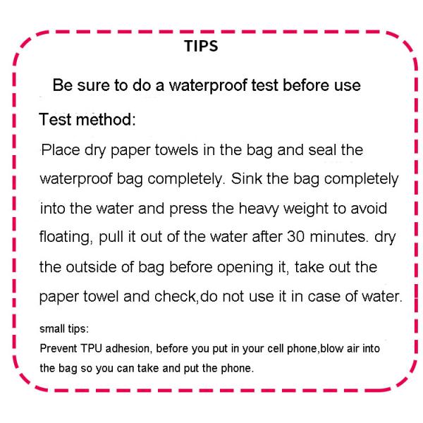 New large-screen waterproof diving suit hot spring swimming waterproof and dustproof sealmobile phone bag