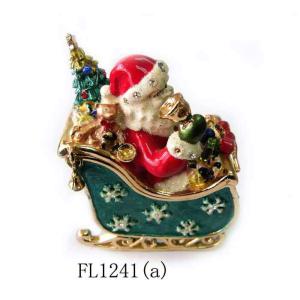 Christmas Santa Metal Decorative Box