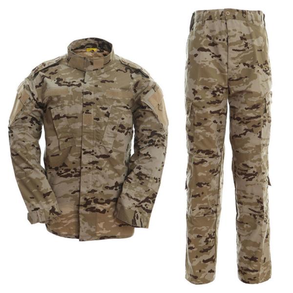 Digital Print Long Sleeve Shirts and Trousers for Men's ACU Camouflage Outdoor Wear