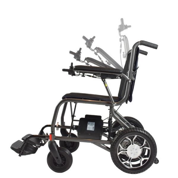 Quality Lithium Battery Lightweight Power Wheelchair Foldable With PU Tire wholesale