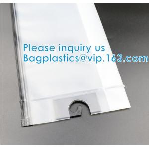 Underwear Hanging Hook Clothes Package Garment Bag With Hook, Swimwear Zipper