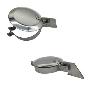 China Rustproof 304 Stainless Steel Exhaust Rain Cap Flapper 4.5inch on sale