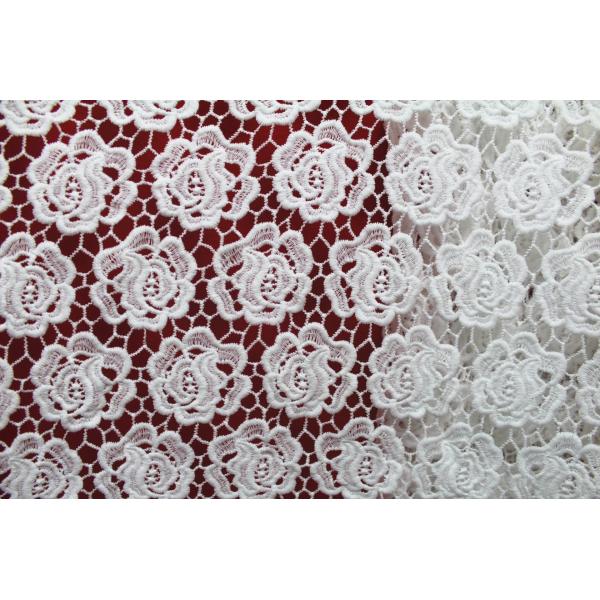 Garment Accessories Chemical Lace Fabric Water Soluble lace fabric in Different Color