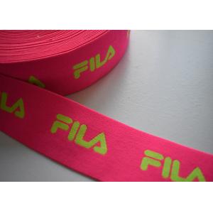 Spandex / Polyester Eco - Friendly jacquard elastic band , Jacquard elastic straps