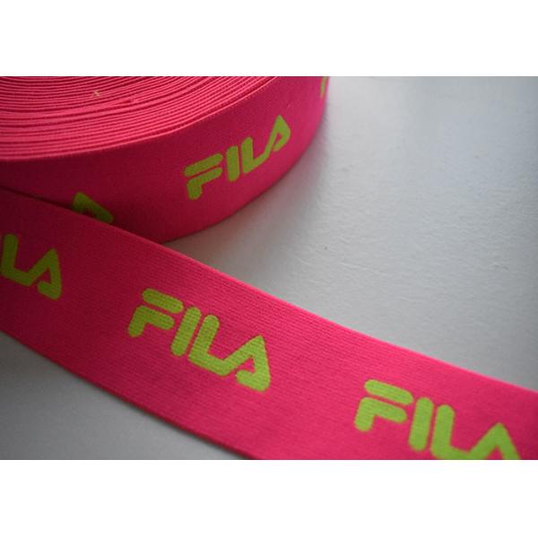 Quality Spandex / Polyester Eco - Friendly jacquard elastic band , Jacquard elastic straps wholesale