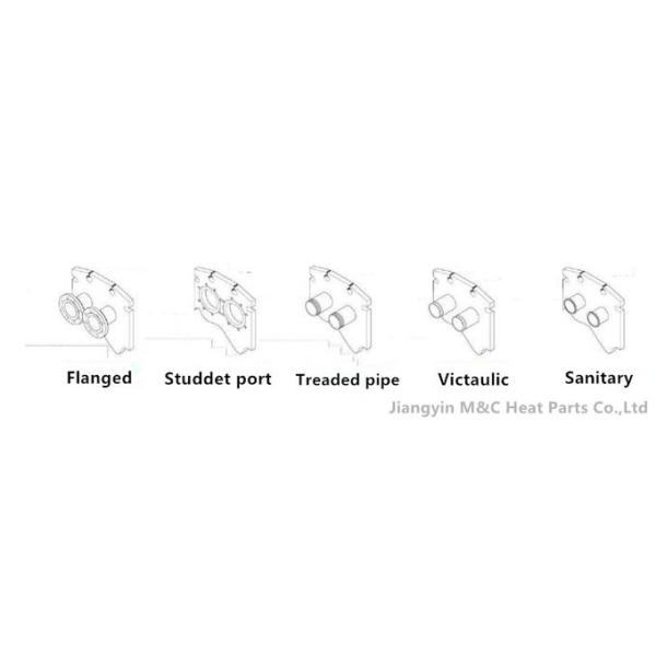 Frame Flate Type Heat Exchanger Gaskets GC30 Model Applied