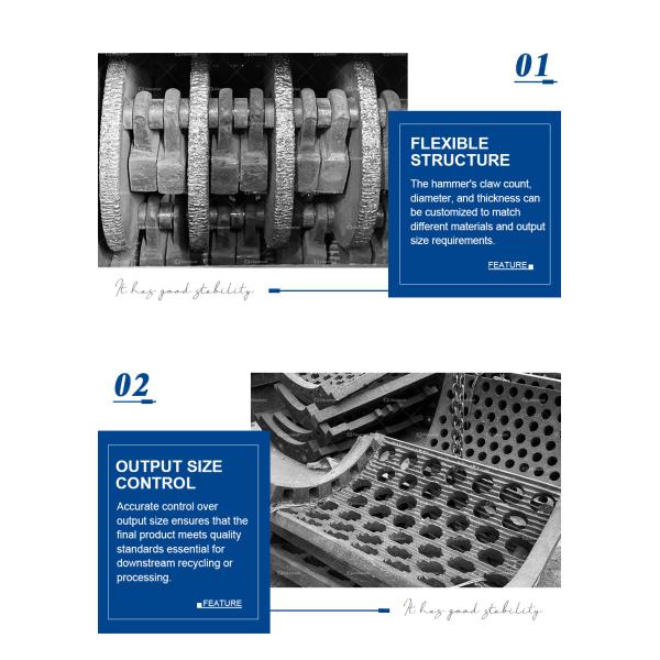 Recycling Scrap Metal Crusher Machine Scrap Metal Shredder Waste Aluminum Iron Crusher Scrap Steel Car Metal Metallurgy Machine