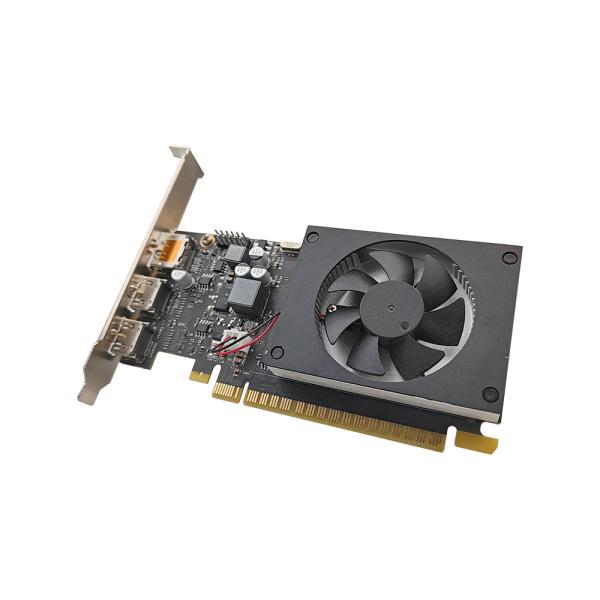 Quality PCWINMAX Geforce GT 730 2GB/4GB DDR3/DDR5 Optional 64 Bit Graphics Card for PC with HD+HD+DP Ports Low Profile GPU wholesale