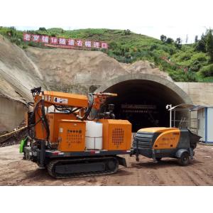 Cheap Electric / Diesel Concrete Shotcrete Robot Wireless Remote Control For Tunnel for sale