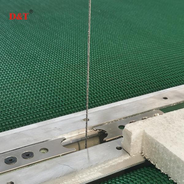 5 Wheel Fast Wire Precise PU Foam Cutting Machine For Rock Wool PIR EVA Vertical