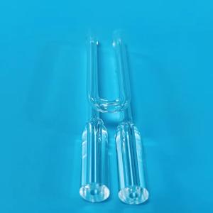Double Quartz Tube Quartz Glass Tube Transparent Durable for Industrial