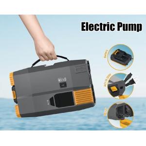 Cheap 12 Volt Electric Sup Pump With Battery And AC110V-220V Long Time Working 20psi With Screen for sale