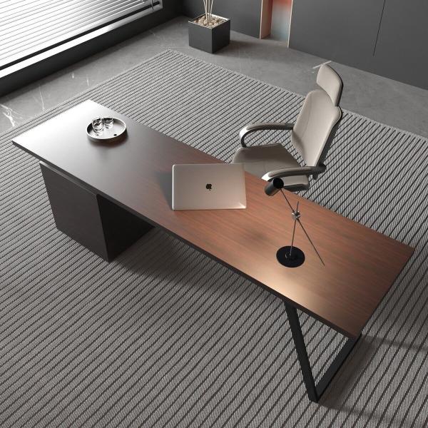 Large 2m Boss Manager Desk With High Back Swivel Chair Set