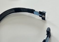 Mini SAS HD to U.2 NVMe SSD Connector Cable – SFF-8643 to SFF-8639 Braided Wire