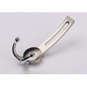 China Brushed Nickel Finished Zinc Alloy Metal Coat Hooks For Living Room Use on sale
