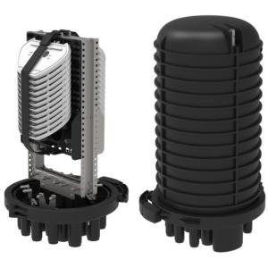 Dome-Shaped Splice Closure for Fiber Optic Cable Management 62101kPa Pressure