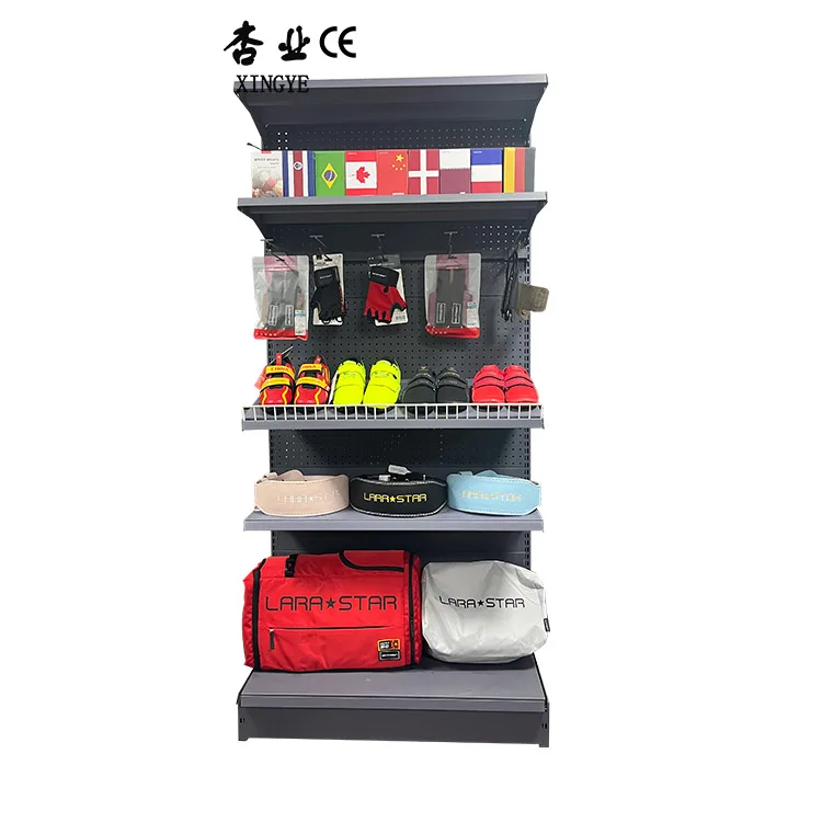 China Factory Direct Sale Single-side Double-side End Shelf Feature Gondola Supermarket Shelf