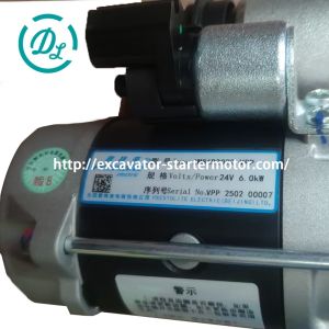 EexcavaStart 24V Starter Motor GM86R3022-VPP for WP7 Engines - High-Torque