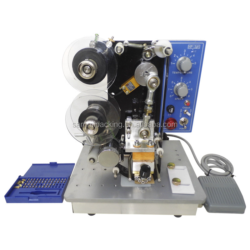 Electric Commercial Ribbon Date Coding Machine Tracking Automatic Coding Machine