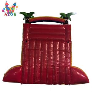 Palm Tree Inflatable Water Slide For Kid Inflatable Slide With Pool