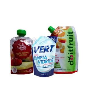 Stand Up 250Ml 500Ml 1.1L Mango Banana Juice Drink Packing Reusable Food Pouch