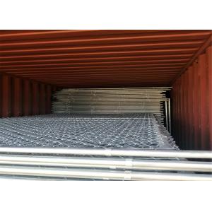 HDG Easy chain link fence panels 8ft x 12ft spacing 2inch x 2inch x 12ga wire