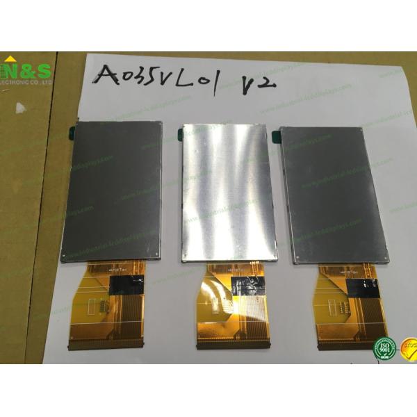 Antiglare Surface Car LCD Display AUO A035VL01 V3 3.5 Inch LCM 800×480