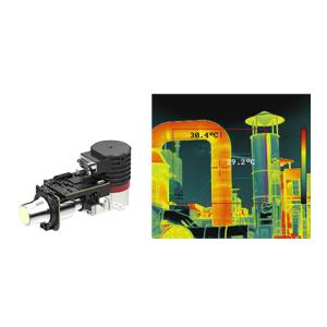 320x256 MWIR Cooled Optical Gas Imaging Thermal Module For Visualizing Gas Leaks