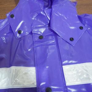 Custom Reflective Rain Jacket Women'S Solid Color Fluorescent Hi Vis Rain Gear